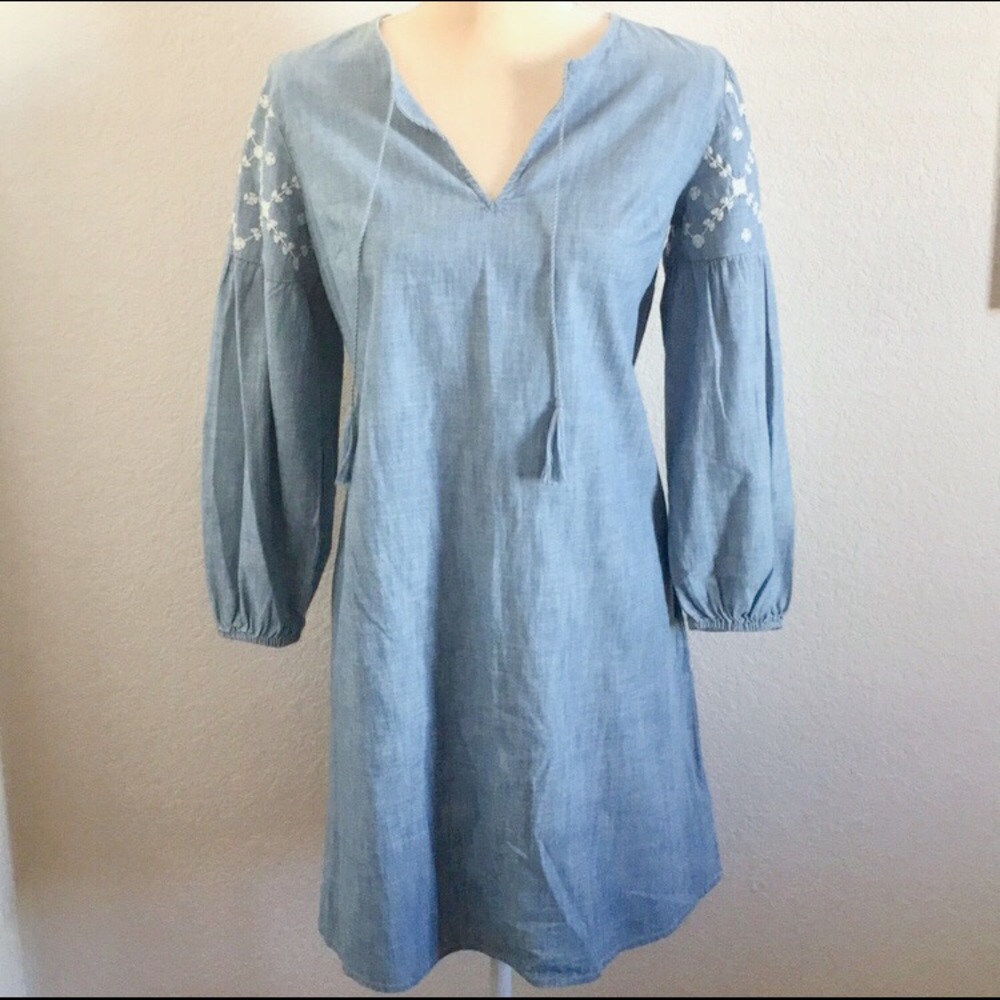 Chambray Spring Dress
